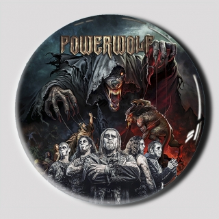 3D Samolepka 3 cm-Powerwolf 3