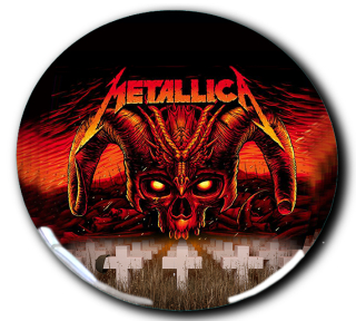 3D magnetka K-Metallica 3