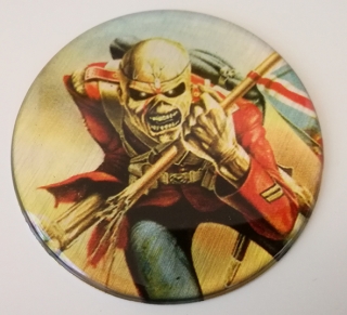 3D Samolepka 5 cm-Iron Maiden 3