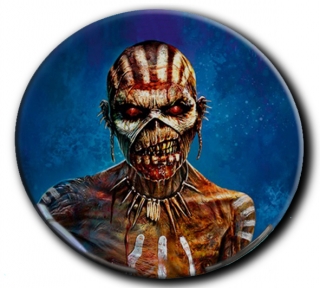 3D Samolepka 5 cm-Iron Maiden 5