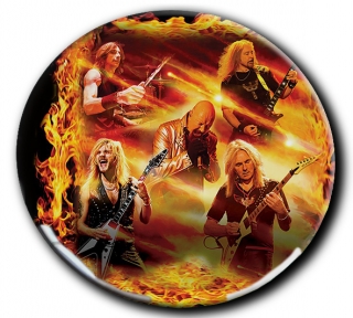 3D Samolepka 5 cm-Judas Priest 1