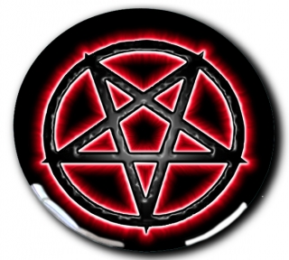 3D Samolepka 5 cm-Pentagram
