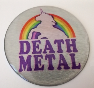 3D Samolepka 8 cm-Death Metal
