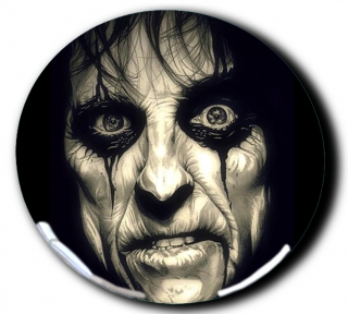 3D Samolepka 5 cm-Alice Cooper