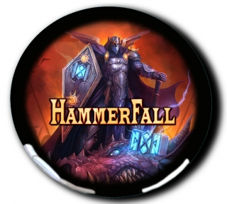 3D Samolepka 5 cm-Hammerfall 3