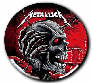 3D Samolepka 5 cm-Metallica 3