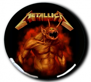 3D Samolepka 5 cm-Metallica 4