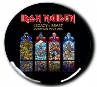 3D Samolepka 5 cm-Iron Maiden 10