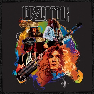 Nášivka SUB 9x9-Led Zeppelin
