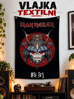 Textilní vlajka-Iron Maiden Senjutsu 4