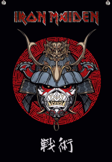 Textilní vlajka-Iron Maiden Senjutsu 4