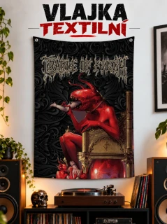 Textilní vlajka-Cradle of filth 2