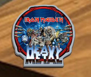 Podtácek Metal-Iron Maiden 4