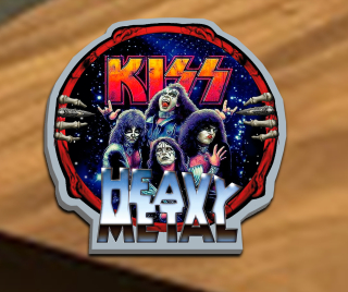 Podtácek Metal-Kiss