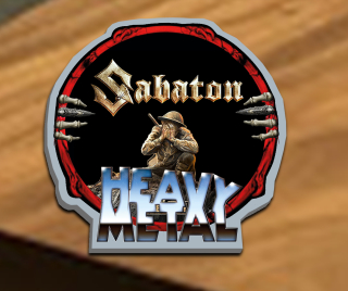 Podtácek Metal-Sabaton 1