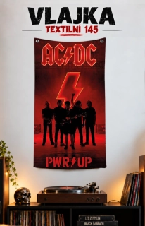 Textilní vlajka 145-Acdc 2