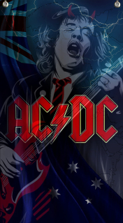 Textilní vlajka 145-Acdc 4