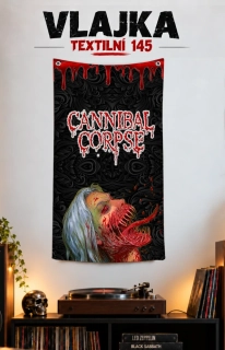 Textilní vlajka 145-Cannibal Corpse 1