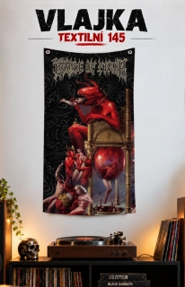Textilní vlajka 145-Cradle of Filth