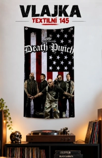 Textilní vlajka 145-Five Finger Death Punch 1