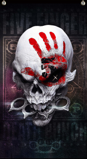 Textilní vlajka 145-Five Finger Death Punch 2