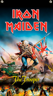 Textilní vlajka 145-Iron Maiden 1