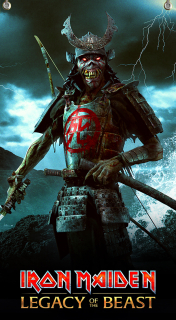 Textilní vlajka 145-Iron Maiden 3