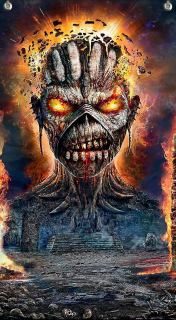 Textilní vlajka 145-iron Maiden 4