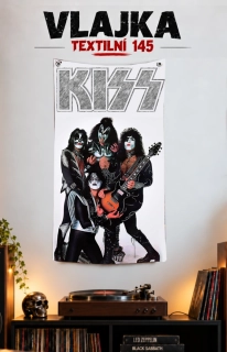 Textilní vlajka 145-Kiss 3