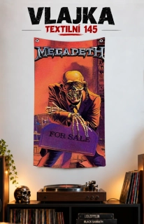 Textilní vlajka 145-Megadeth 2
