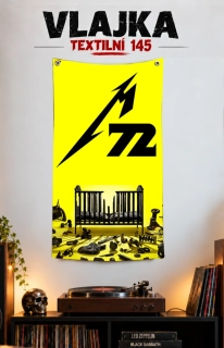Textilní vlajka 145-Metallica 1
