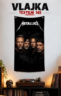 Textilní vlajka 145-Metallica 2
