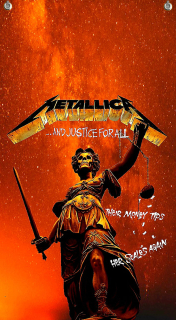 Textilní vlajka 145-Metallica 2