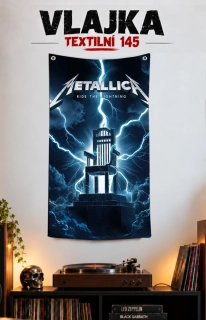 Textilní vlajka 145-Metallica 3