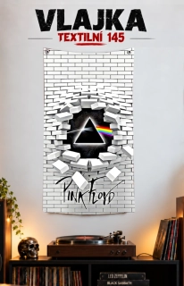 Textilní vlajka 145-Pink Floyd 2