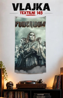 Textilní vlajka 145-Powerwolf 1