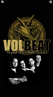 Textilní vlajka 145-Volbeat