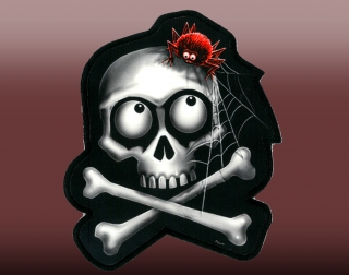 Nášivka ořez-Skull