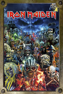 Plechová tabule-Iron Maiden 1