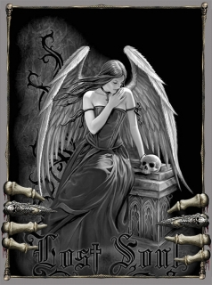 Nášivka A4-Gothic girl 1