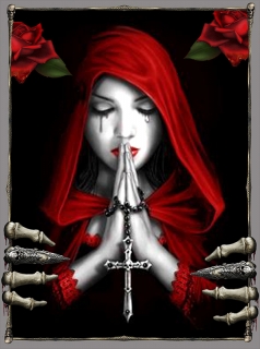 Nášivka A4-Gothic girl 2