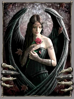 Nášivka A4-Gothic girl 4