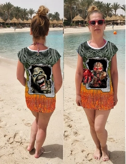 Plážové šaty-Iron Maiden 3