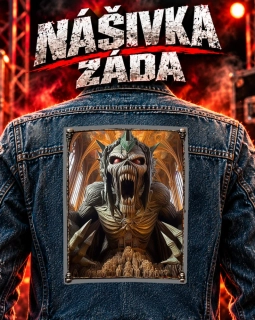 Nášivka Záda-Iron Maiden Eddy 1