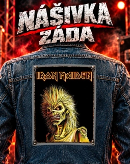 Nášivka Záda-Iron Maiden Eddy 2