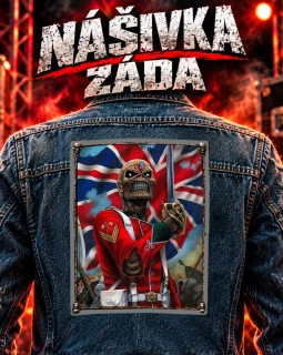 Nášivka Záda-Iron Maiden Eddy 3