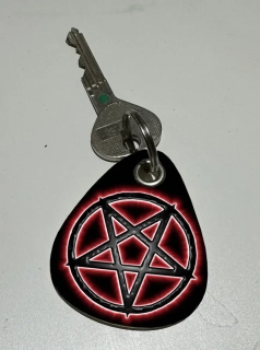 Klíčenka Trsátko-Pentagram