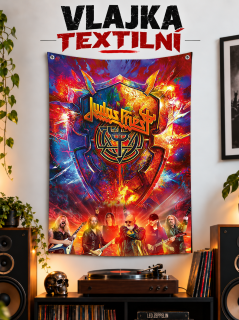 Textilní vlajka-Judas Priest 2
