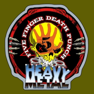 Nažehlovačka ořez-Five Finger Death Punch 1