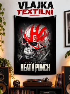 Textilní vlajka-Five Finger Death Punch 1
